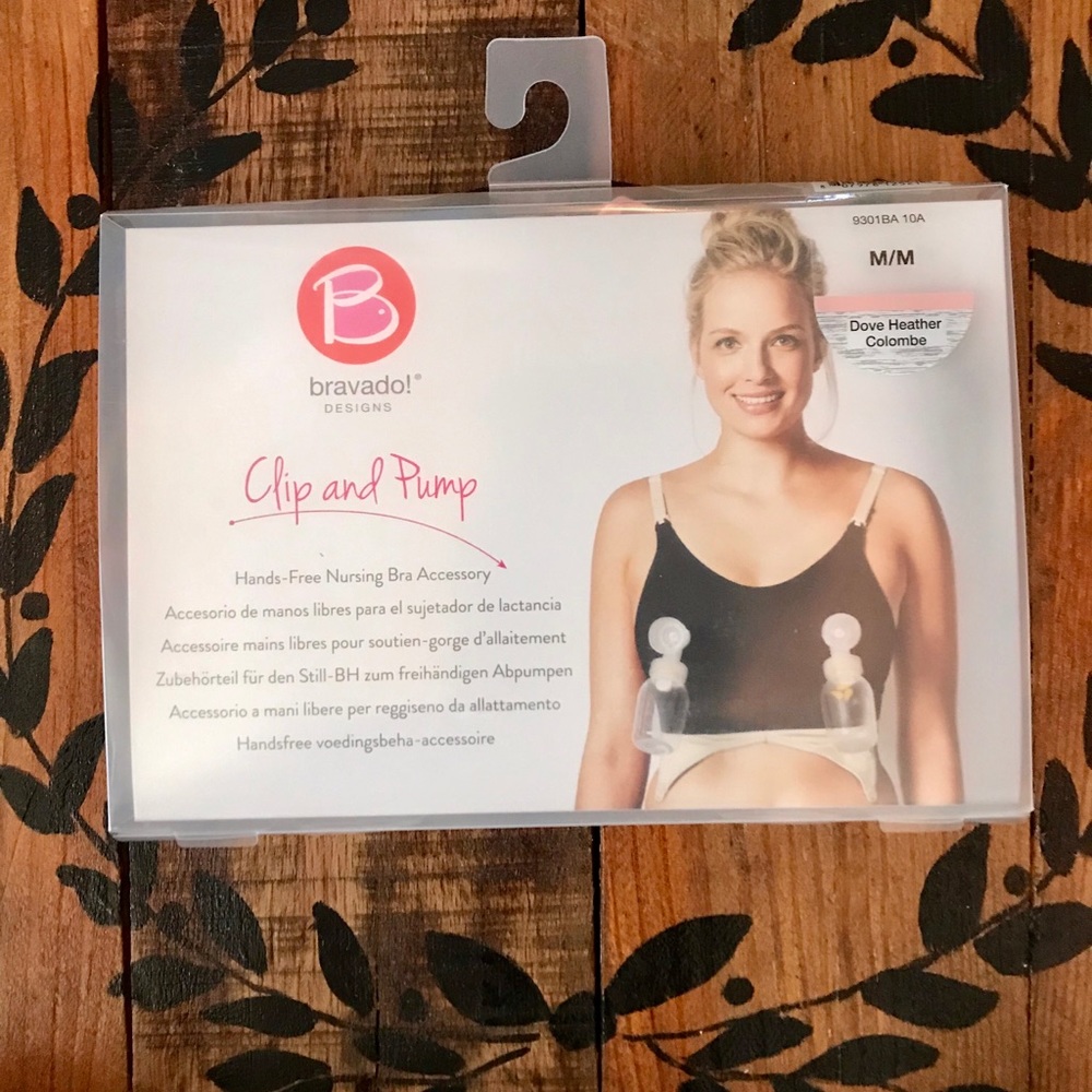 NWT Bravado! Clip and Pump hands-free nursing bra